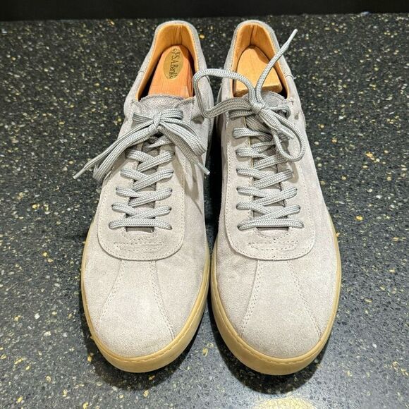 Mugnaio (Portugal) Gray Suede Retro Sneakers. Size 44/US 10.5. - Picture 3 of 12